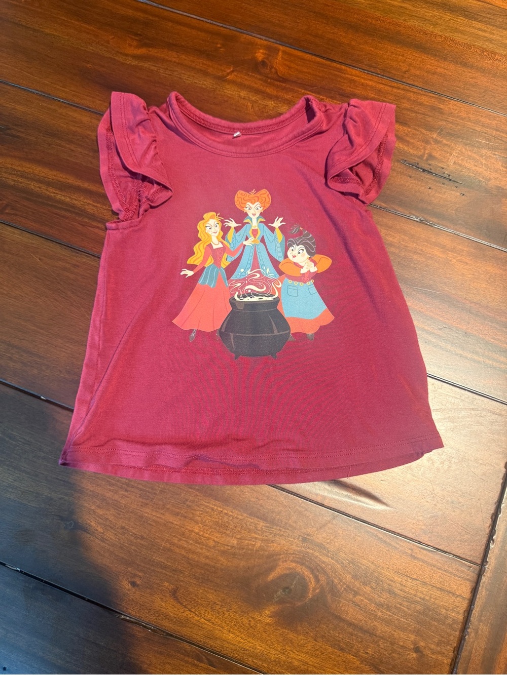 Posh Peanut x Disney Hocus Pocus Bamboo Flutter Sleeve Top